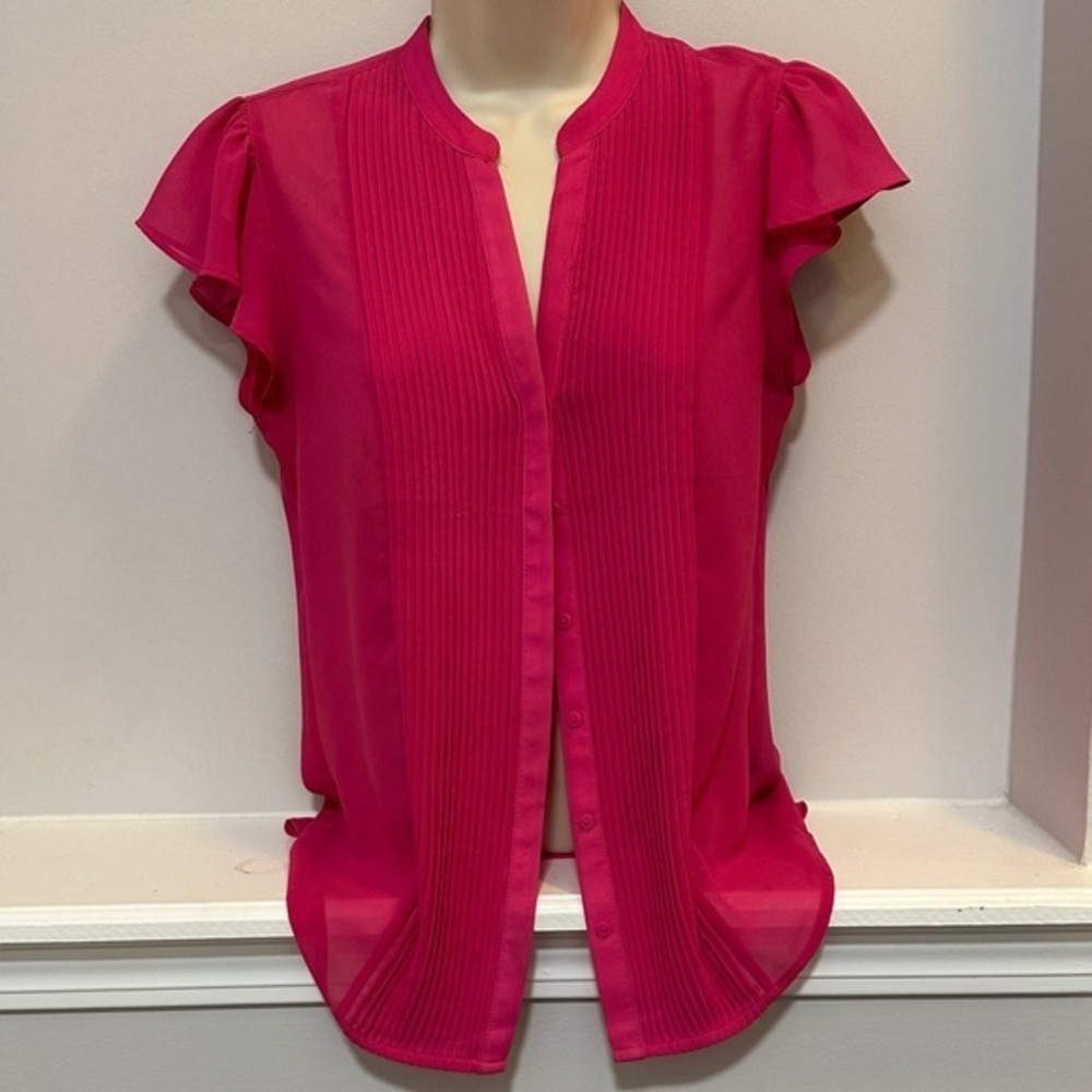 H&M Elegant Pink Polyester Women's Top Size 6